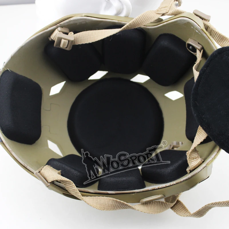 Wosport Airsoft Paintball gun Tactical fast Helmet Accessorie Eva Pad Outdoor Hunting Army Military Cs Painball Accessory | Спорт и