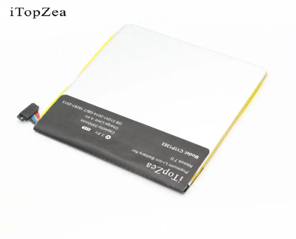 Фото ITopZea 3 шт. 3950 мАч C11P1303 Сменный аккумулятор для Asus Google Nexus 7 "7 II 2 2nd Gen 2013 ME571 ME57K ME57KL ITopZea 3 шт. 3950 мАч C11P1303 Сменный аккумулятор для Asus Google Nexus 7 "7 II 2 2nd Gen 2013 ME571 ME57K ME57KL