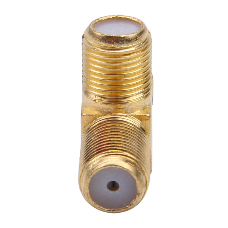 SODIAL (R) 2 шт. F гнездо на два тройной T RF разъем адаптера 3 Way сплиттер|Соединители| |