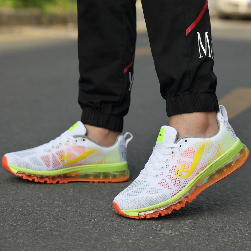 Новый Бренд Дизайнер Мужчины Повседневная Обувь Смешанные Цвета Летать