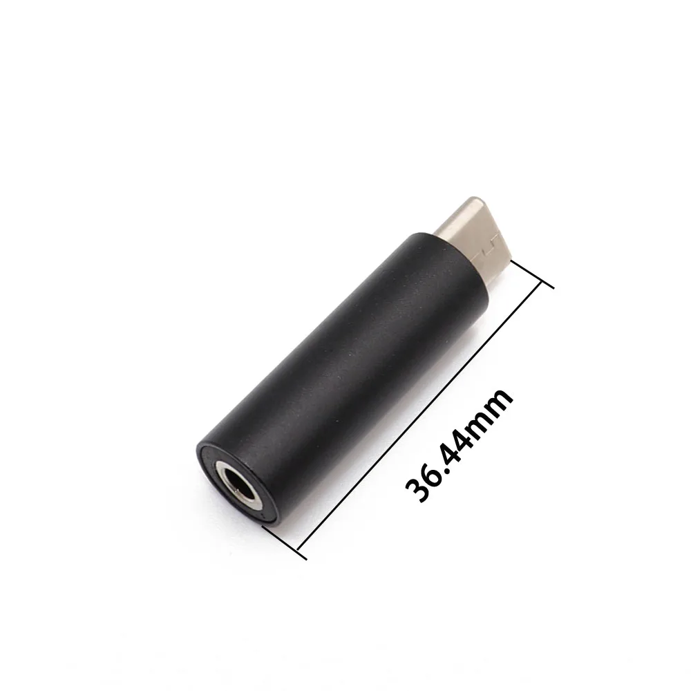 Адаптер для наушников с USB Type C на аудио 3 1 5 мм разъемом AUX портативный мини адаптер