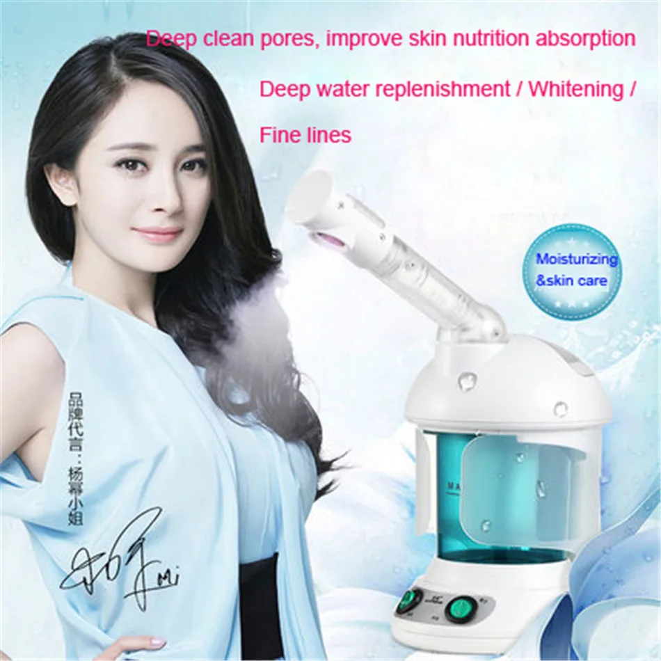 Hot nano vaporizador facial Whitening Skin vapor de ozono facial Spa Device Skin Moisturizer Ozone Facial Steamer Mist Fogger