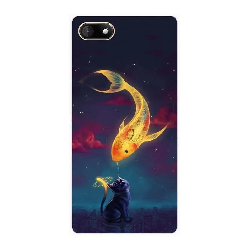 A086 Чехол с принтом для Wiko Sunny 3 Красочные Чехлы для задней панели из мягкого ТПУ чехлы для мобильных телефонов с животными - Цвет: A086