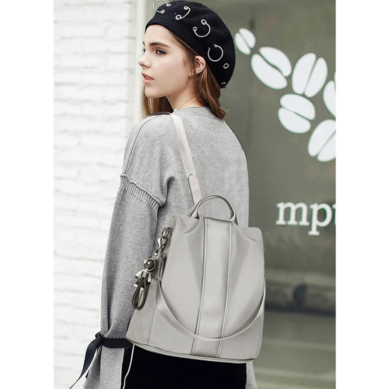3-in-1 Vintage backpack for women shoulder bag large capacity backpack school bag for teenage girls light ladies travel backpack
