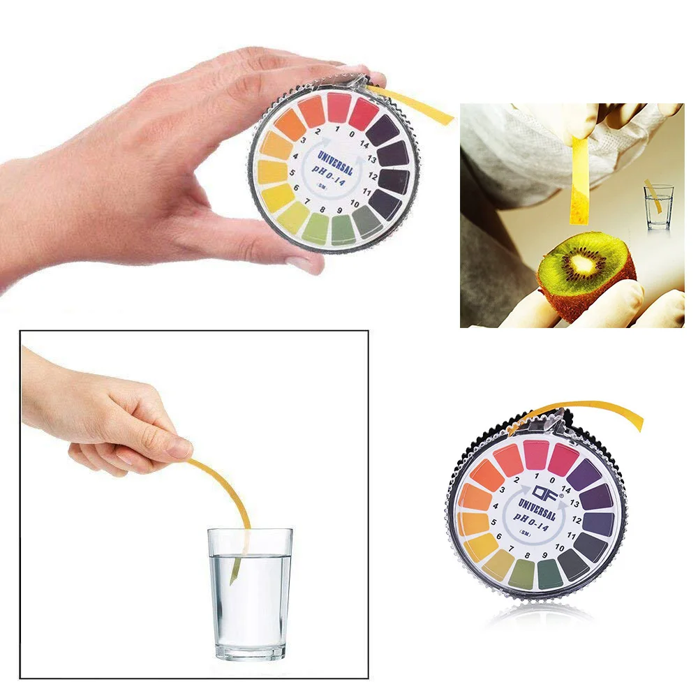 1 PCS Roll 5m 0-14 PH Meter Tester Alkaline Acid Indicator Test Paper for Water Urine Saliva Garden Soil Litmus | Инструменты