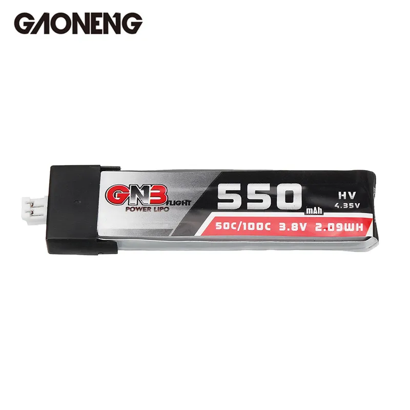 

Gaoneng 3.8V 550mAh 50C/100C Lipo Battery PH2.0 Plug For Tiny RC Helicopter Drone RC Quadcopter Spare Parts