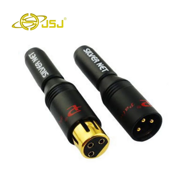 JSJ 3 контактный разъем XLR для микрофона KTV сценический аудиокабель трехъядерный
