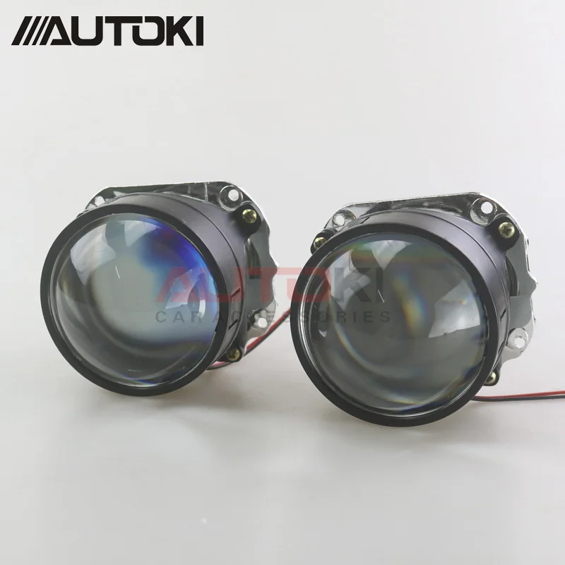 Autoki 2 5 дюймовый мини WST HID биксеноновый объектив проектора + кожухи LHD RHD для