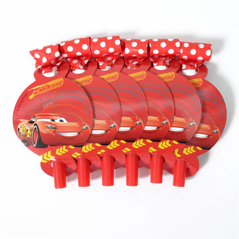 Disney автомобиля MacQueen с днем рождения Дети вечерние украшения baby shower бумаги