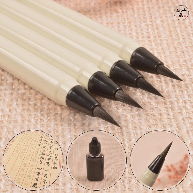 

High Quality Nylon Chinese Calligraphy Brush Pen Modern Calligraphy Writing Brush Pen Type Small Regular Script Soft Head Brush