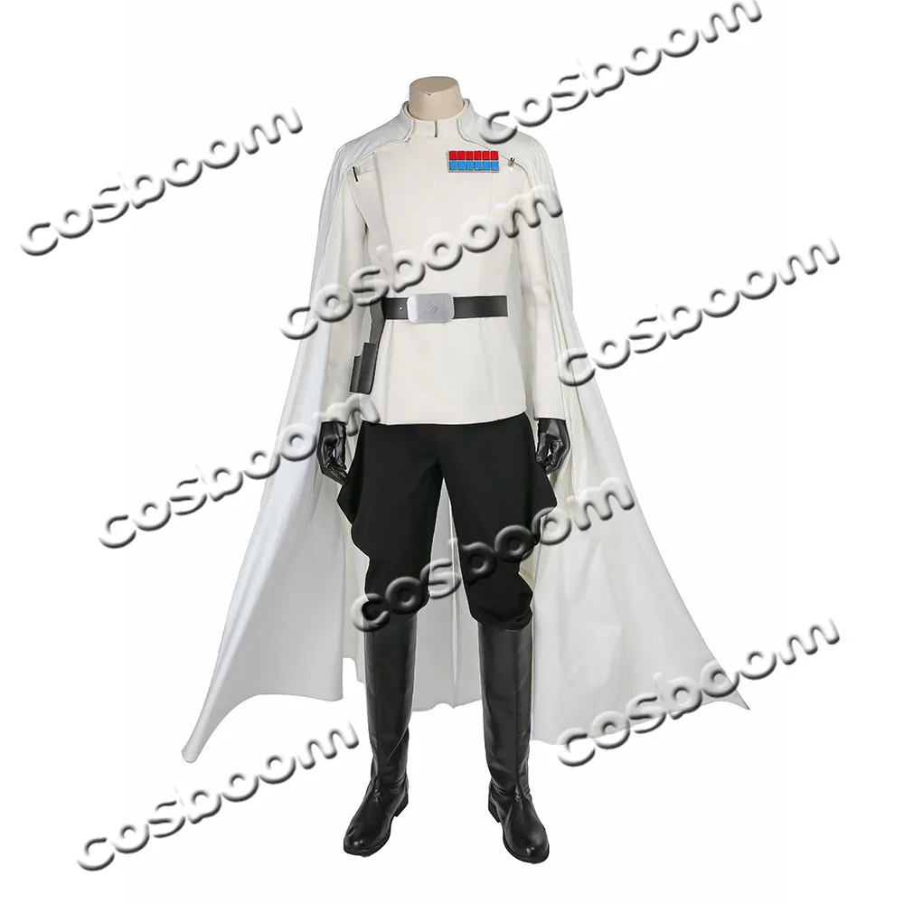 COSBOOM Звездные Войны Имперский офицер Равномерное Костюм Rouge One A Star Wars Story Орсон Krennic костюм Для мужчин Хэллоуин костюм