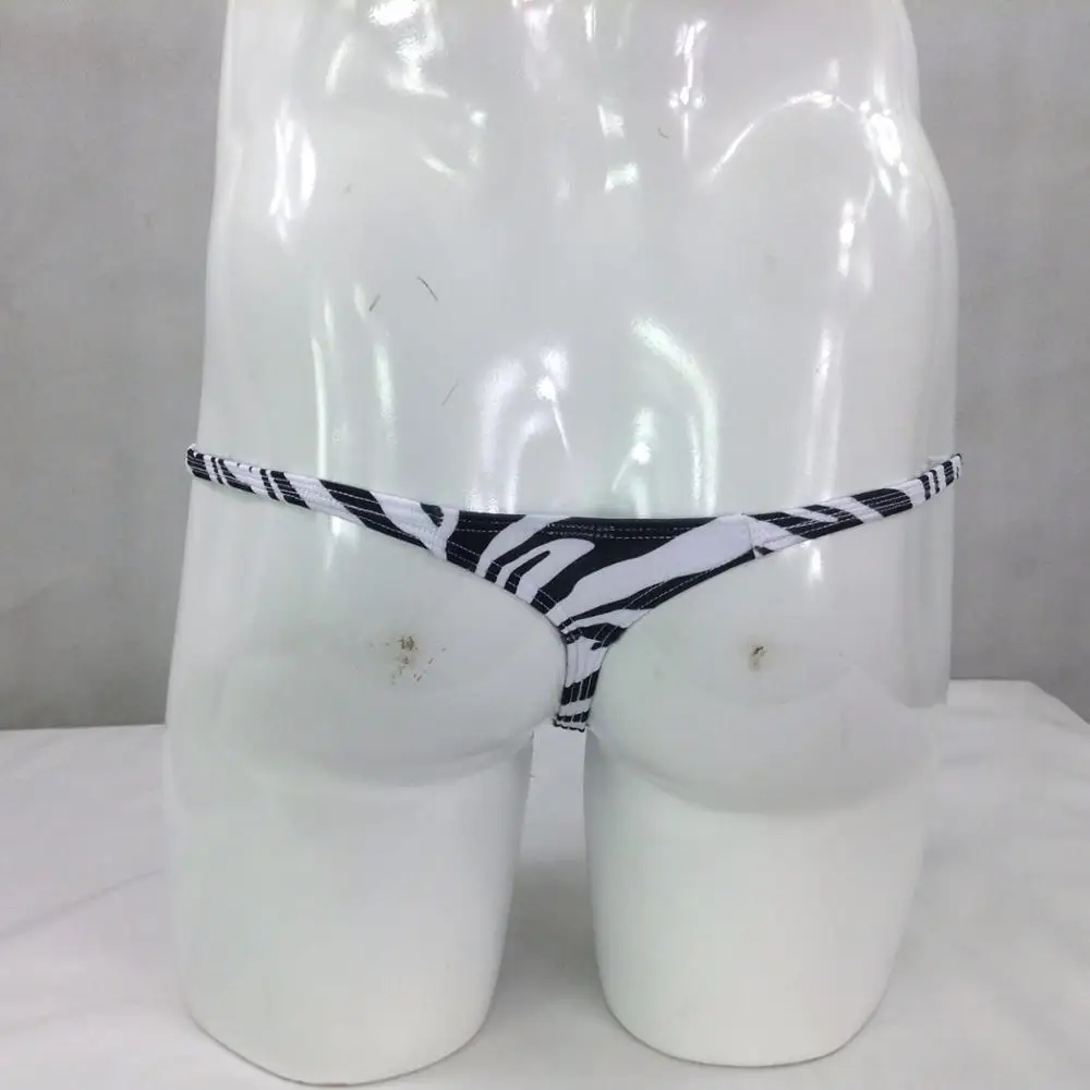 Мужская Сексуальная Танга выпуклый мешок T back виноград Smugglers Зебра принты