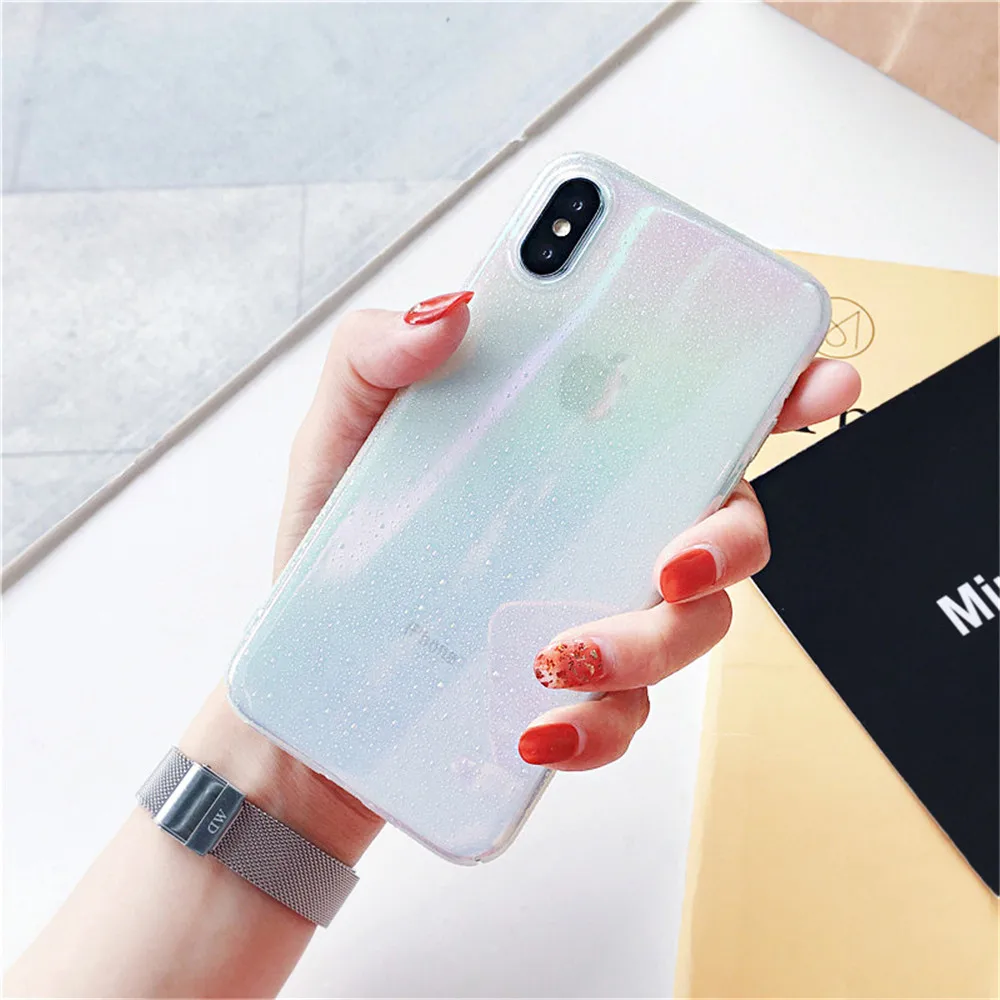 Чехол для телефона SUYACS для iPhone XS Max XR 6 6S 7 8 Plus X, Горячая Красота, зеркальный градиентный жесткий чехол для телефона из поликарбоната, чехол в подарок
