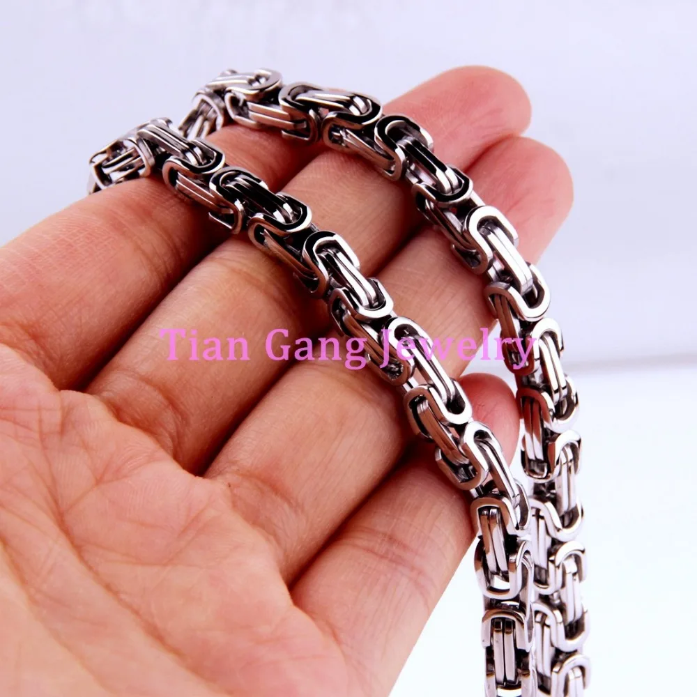 Ожерелье мужское византийское из нержавеющей стали 4 мм | Украшения и аксессуары