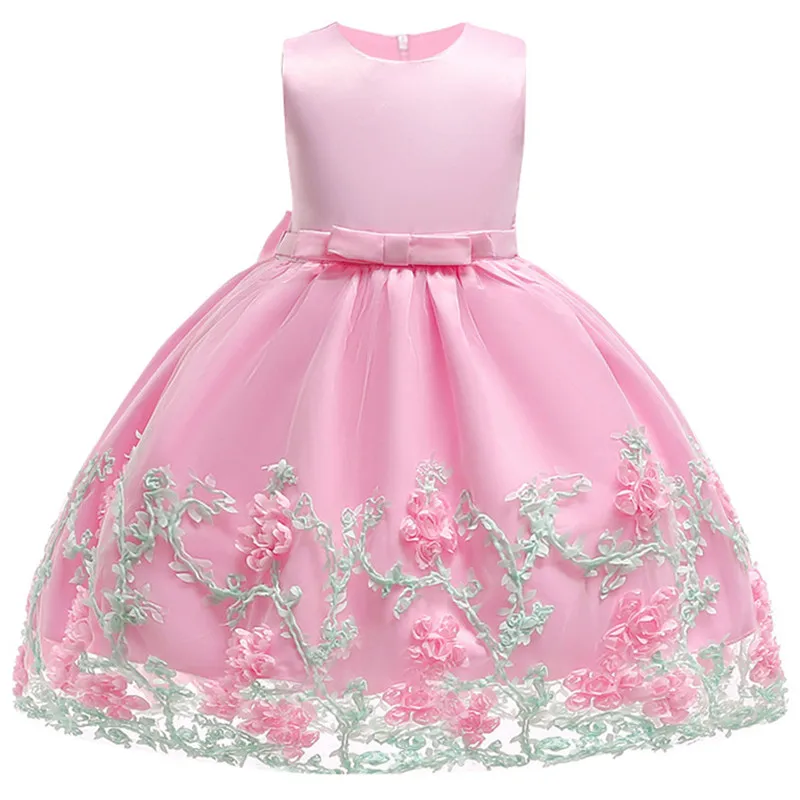 Summer Dress for Children Flower Girls Party Wedding Elegent Princess Vestidos | Детская одежда и обувь