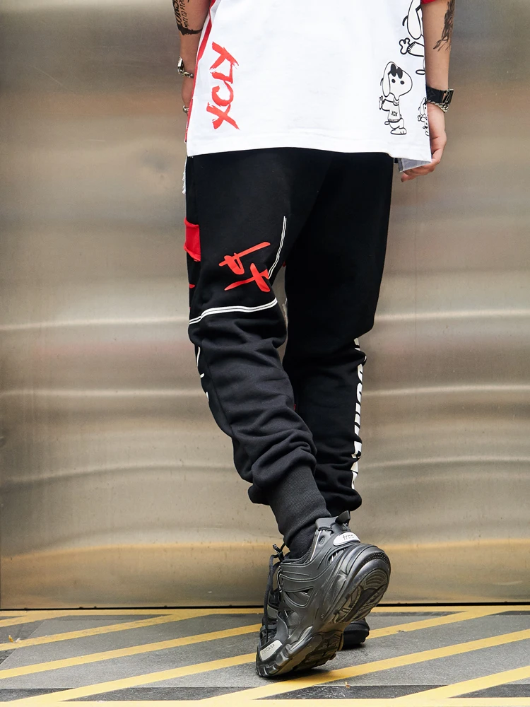 Men's Cargo Harem Pants 2018 Hip Hop Casual Male Tatical Joggers Trousers Fashion Streetwear | Мужская одежда