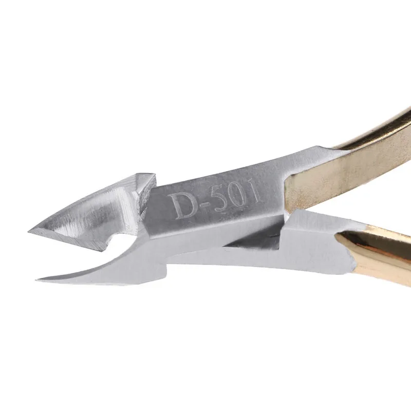 Новые золотые ножницы для кутикулы из нержавеющей стали инструменты маникюра и