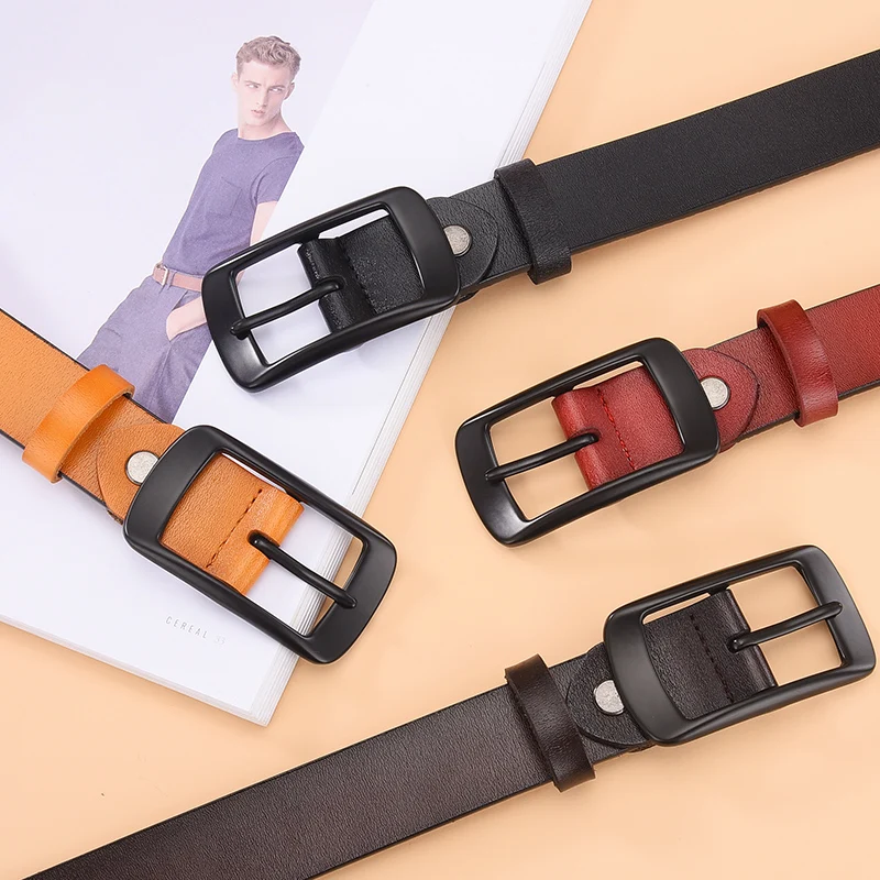 DINISITON Female Belts For Women Genuine Leather Belt Fashion All-match Strap Cowhide Casual High Grade Quality Designer Belt