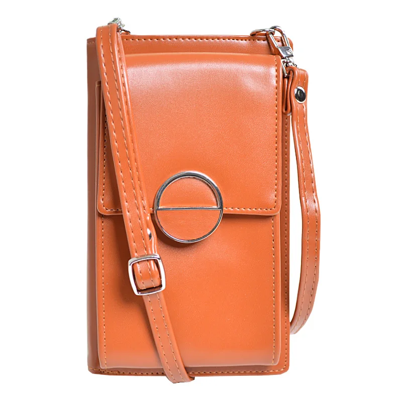 

2019 New women wallet slanted straddle mobile phone bag students large capacity small bag single-shoulder small zero wallet