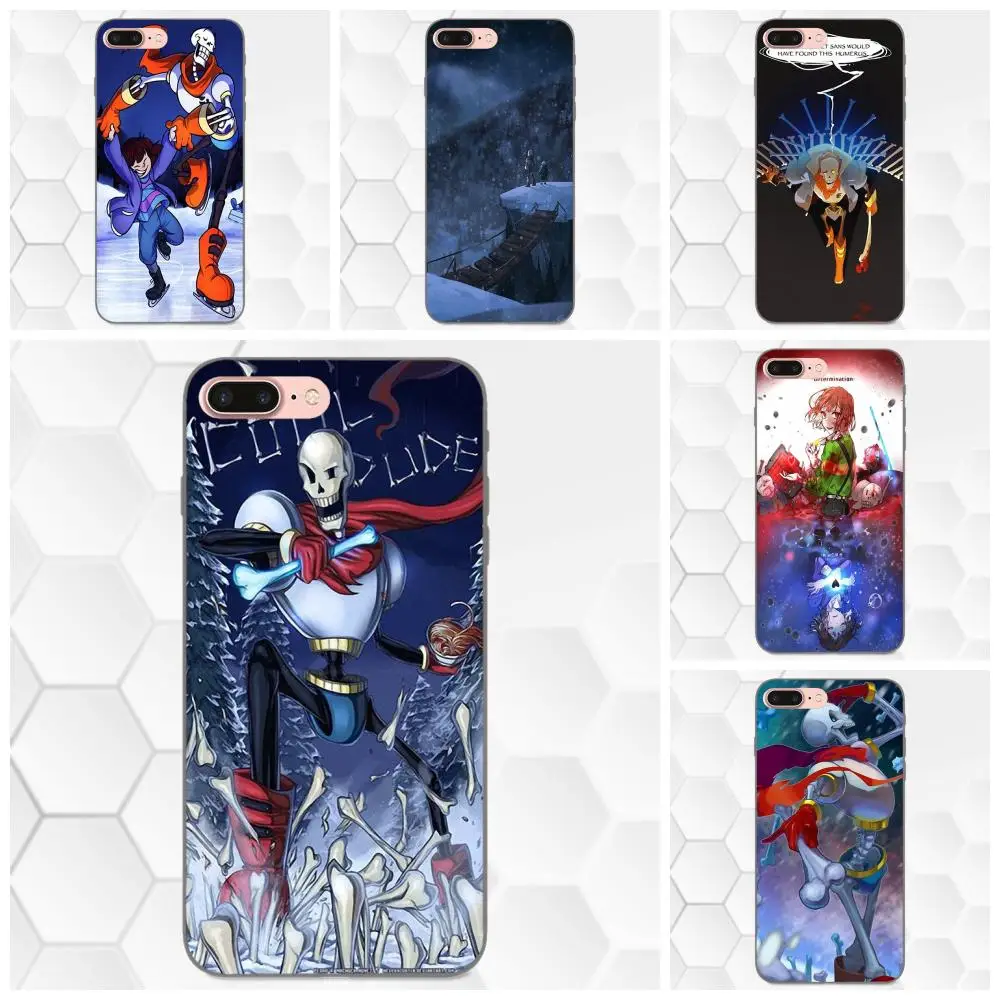 Undertale Papyrus Sans Doggofundas для Galaxy C5 C7 J1 J2 J3 J330 J5 J6 J7 J730 2017 Ace Core Duo Max Mini Plus Prime Pro|Бамперы| |