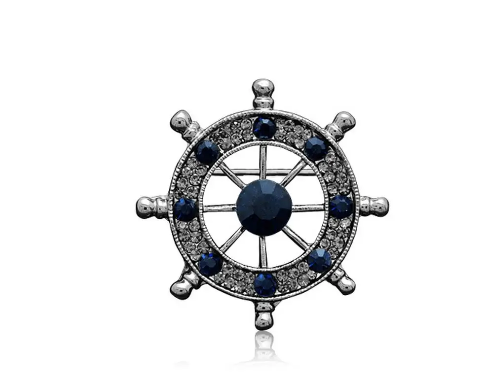 Navy wind restoring ancient ways the rudder suit buttons diamond brooch European and American hipster badges act role ofing | Дом и сад
