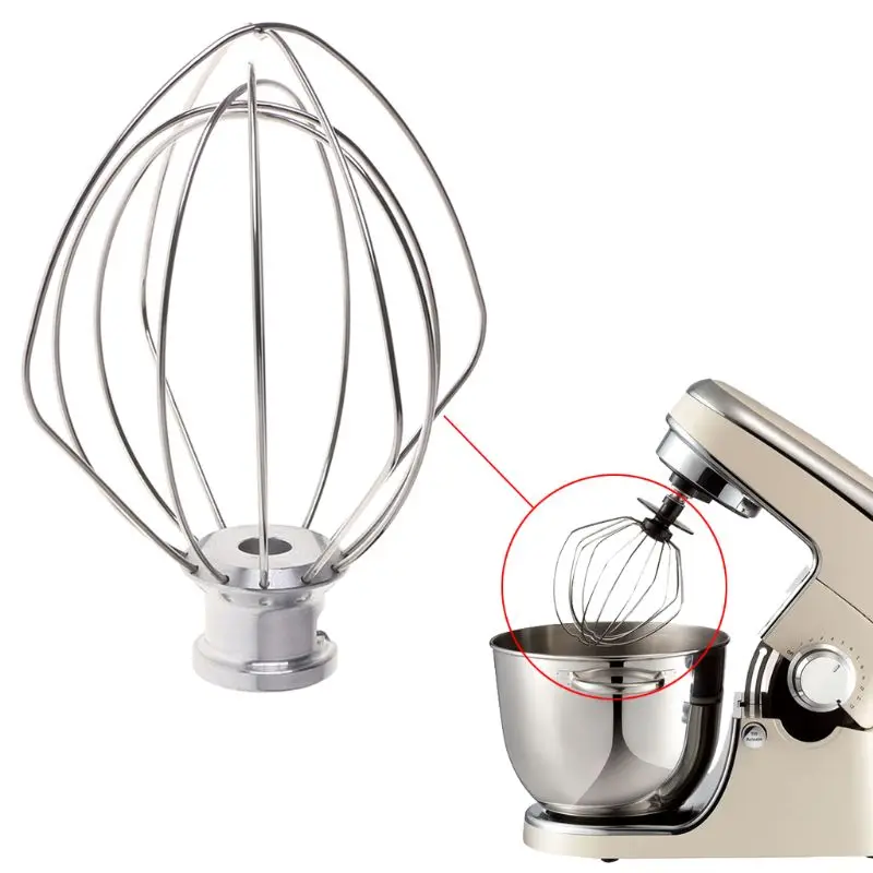 304 Stainless Steel Wire Whip Electric Mixer Attachment For KitchenAid K45WW 9704329 Mar28