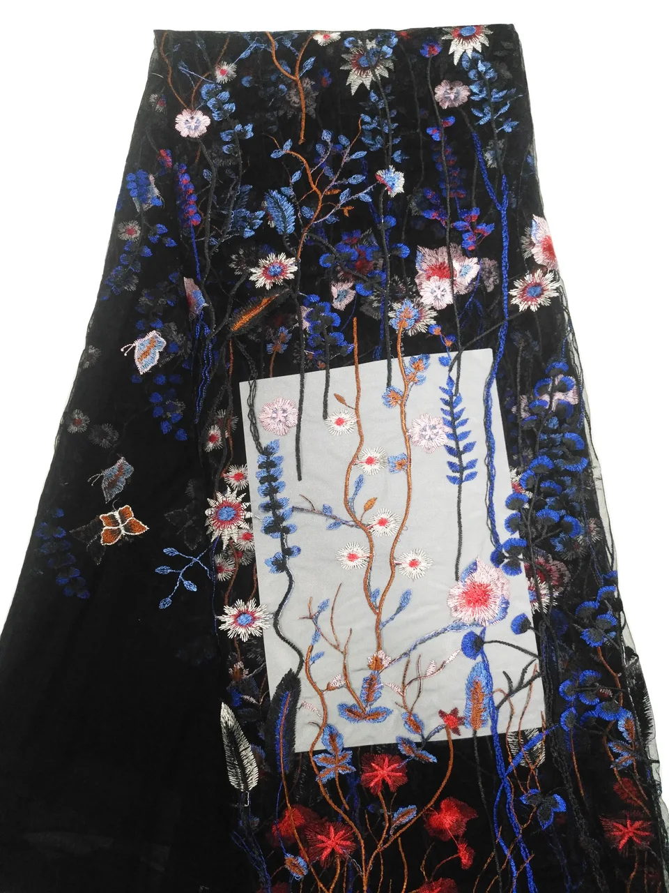 Красный нигерийская расцветка французское кружево ткань 2017 африканская тюль