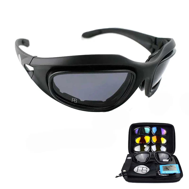 

Army Tactical C5 Glasses Polarized Sunglasses Cycling Hiking Hunting Glasses Paintball Military Goggles Airsoft Shooting Eyewear