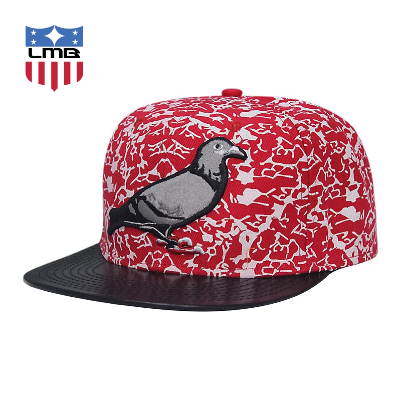 ЛКМ сорока птица Животные Вышивка плоские края равнины Кепки летняя уличная