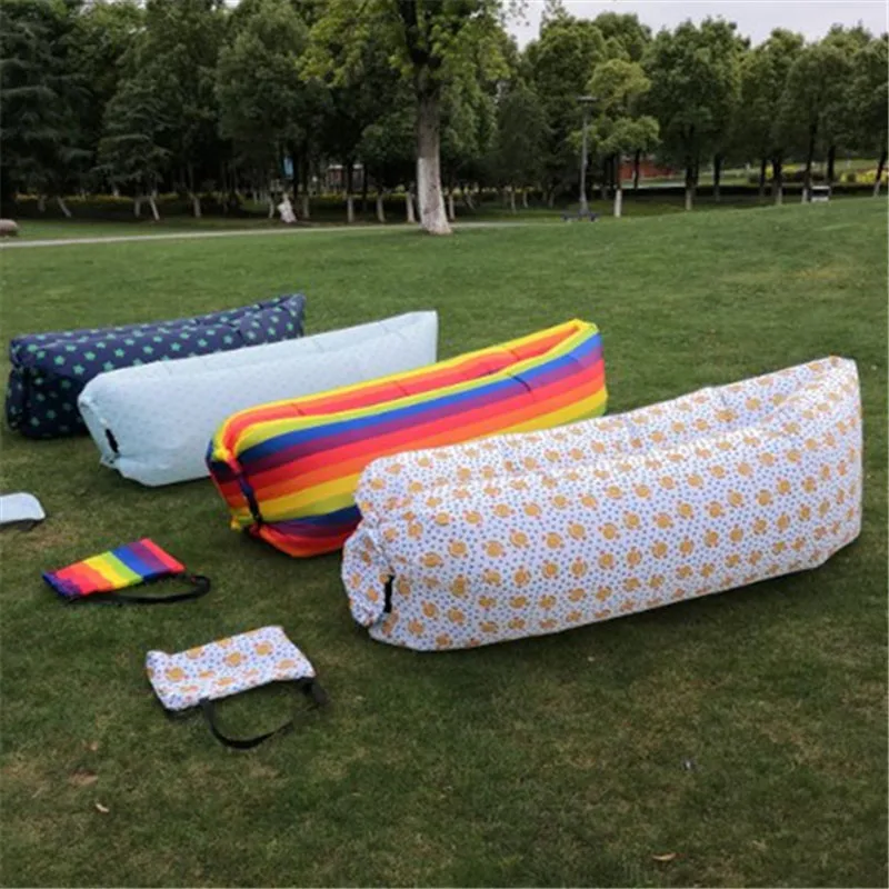 Воздушный диван ленивый надувной портативный спальный мешок открытый пляж