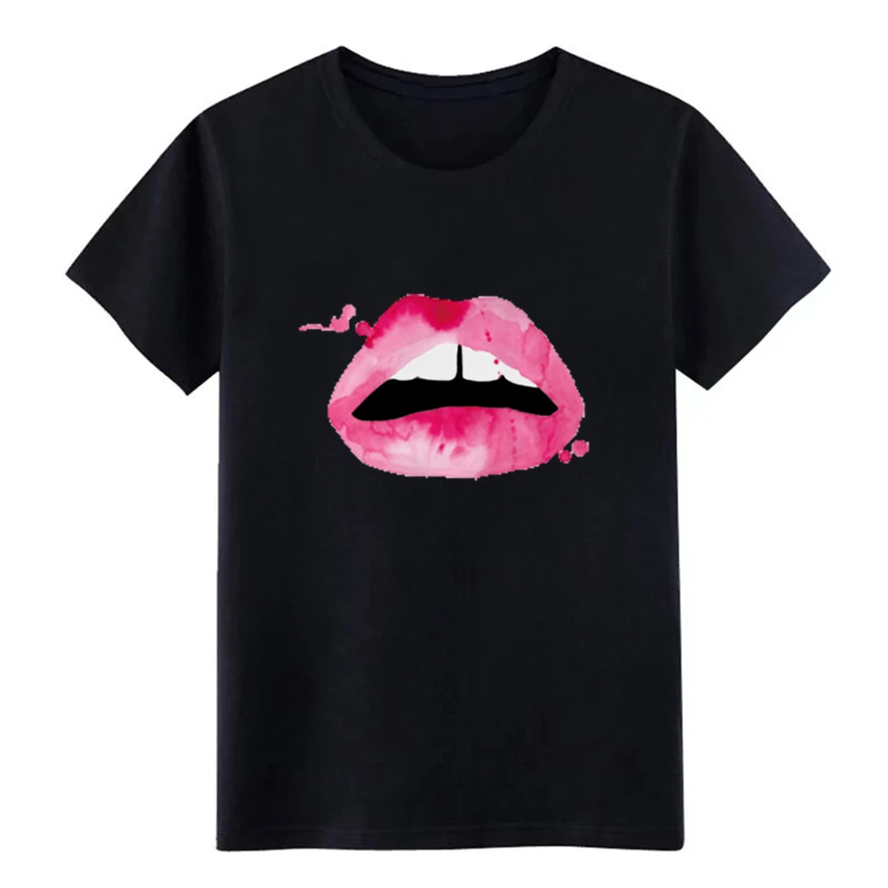 Men's Lips/Gap t shirt Printing tee Euro Size S-3xl Standard Anti-Wrinkle New Style summer slim Мужская одежда