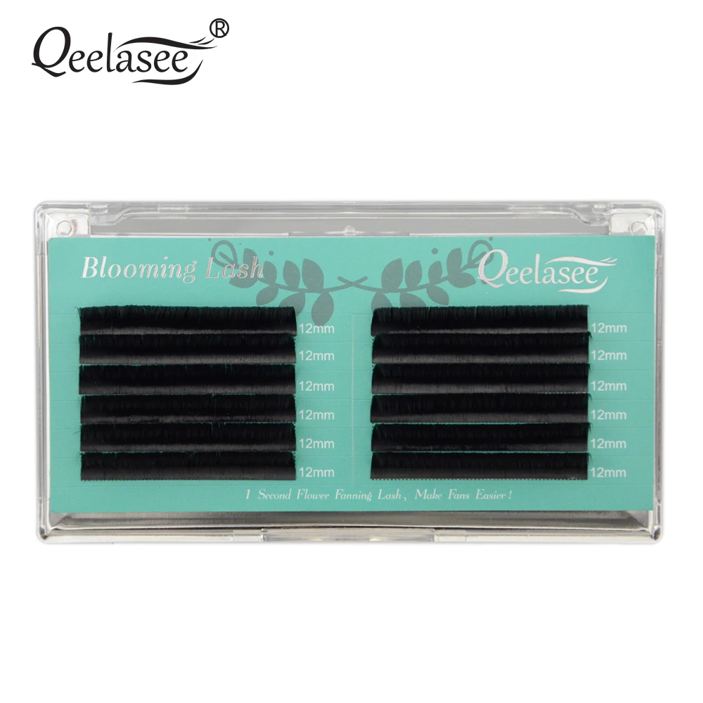 

Qeelasee New Blooming Lash 0.05/0.07 Automatic Fanning Lash faux mink Volume eyelash extensions Easy Fan Eyelashes