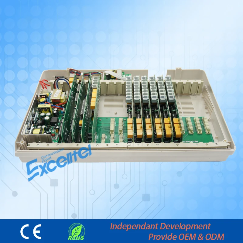 Большая емкость PABX/ CP1696 448 4 PSTN line 48 extension с управлением программным обеспечением