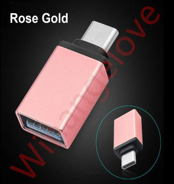Winangelove цветной металлический USB C Type штекер 3 0 Женский адаптер конвертер OTG для lg pro