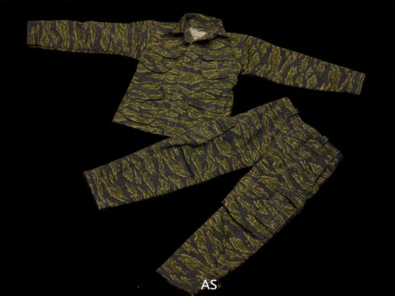 

1/6 U.S Army Camouflage Suit Costume for 12inch Collectible Action Figures DIY