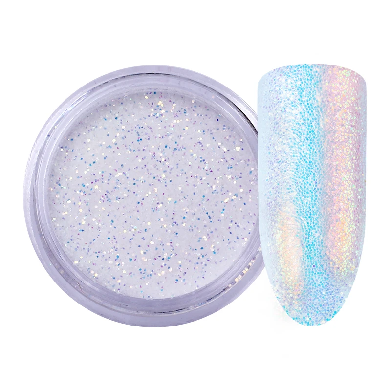 6 коробок блестящий жемчужный набор для ногтей AB Цвет блестки хлопья порошок пыль