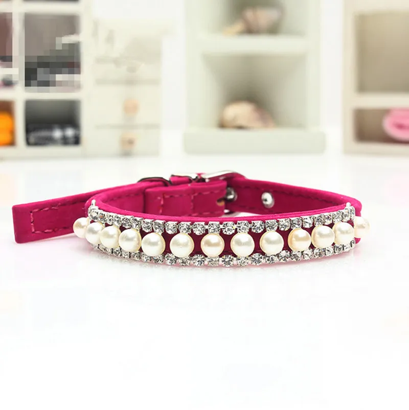 Роскошные украшения для домашних животных аксессуары собак жемчужное ожерелье