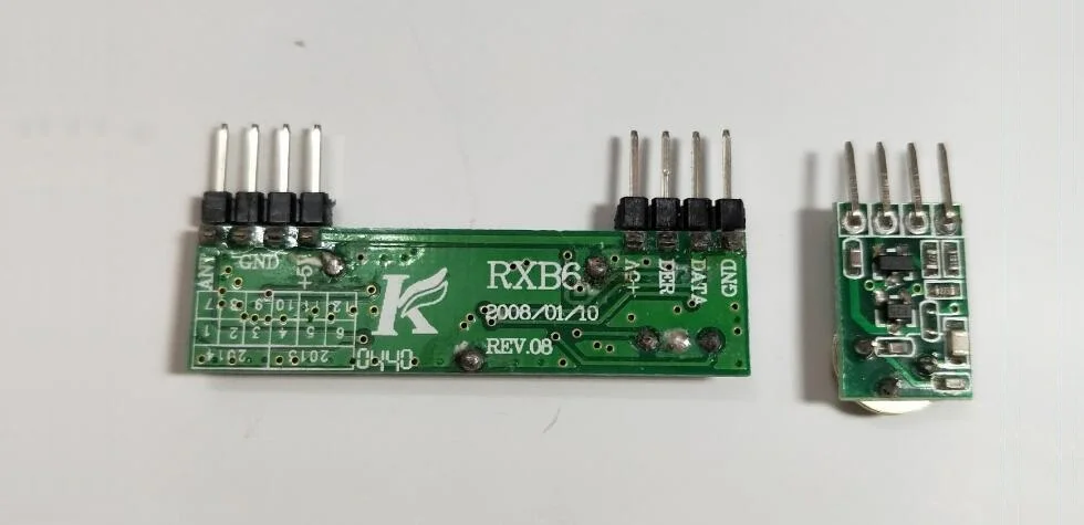 5 в мини 433 МГц Супергетеродинный 3400 RF передатчик и приемник комплект для Arduino ARM MCU