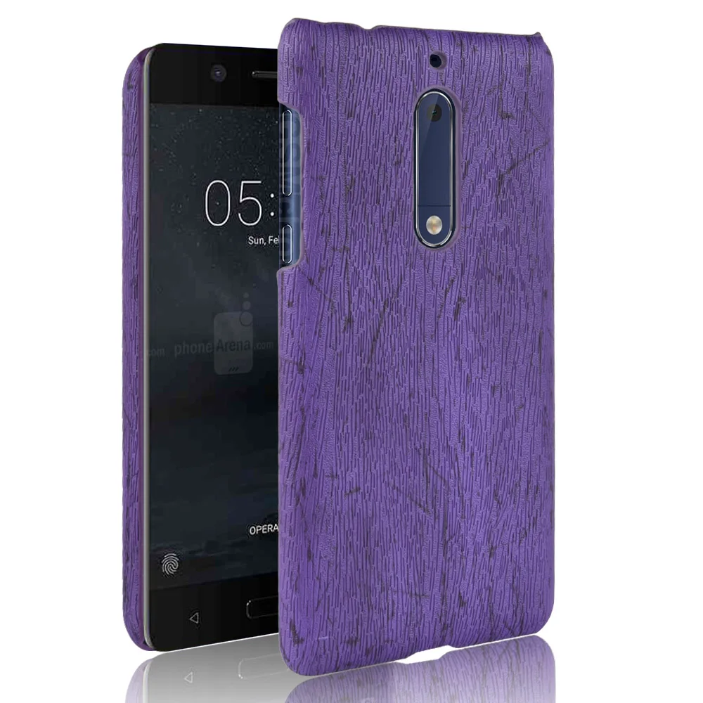 Woodern ретро кожаный чехол для Nokia 5 кожного покрова ударопрочный жесткий корпус на