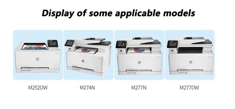 JACA CF400A CF401A 402 403A 201A совместимый цветной тонер-картридж для hp LaserJet Pro M252dn M252n MFP M274n