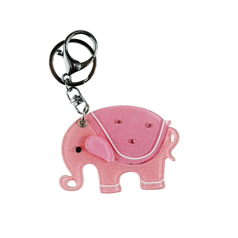Аленькая пластиковая подвеска слоника трех цветов на сумку, рисунок животного, цепочки для женщин, интимные товары, ювелирные изделия, подарки, безделушки.