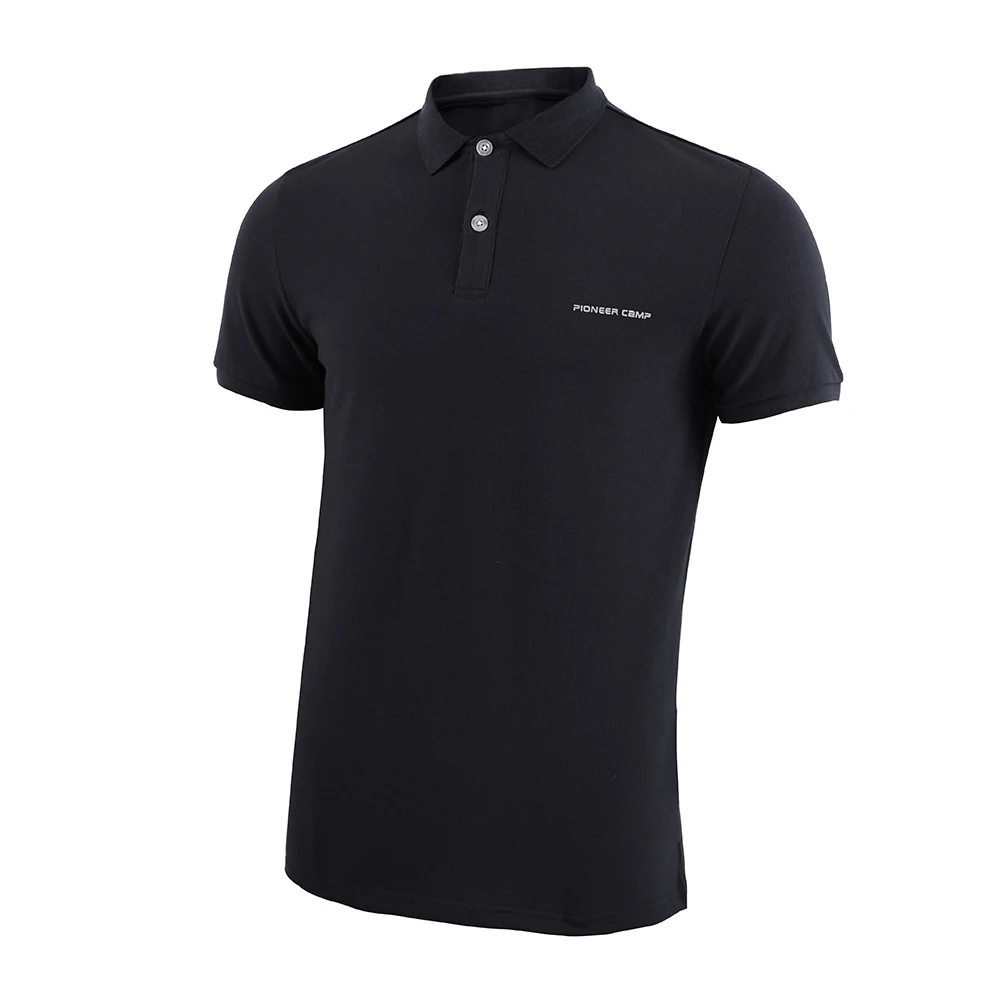Pioneer Camp Golf Polo рубашка мужская из хлопка с коротким рукавом Повседневная Мужская s Polo Базовая летняя розовая фиолетовая темно-синяя рубашка поло мужская