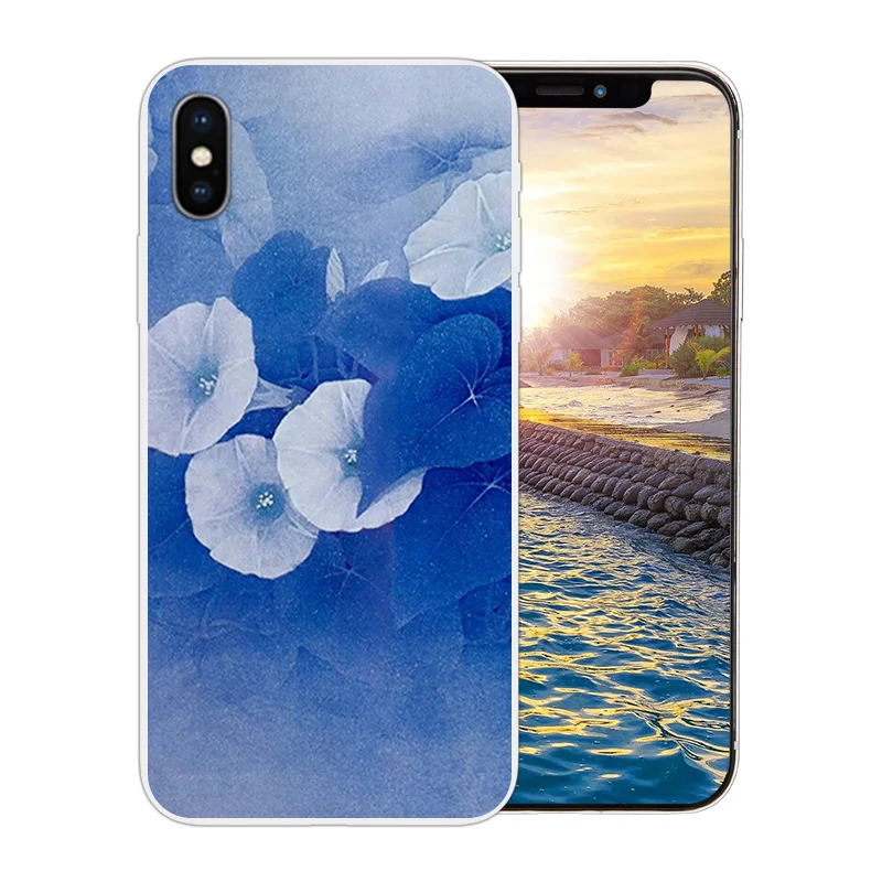 Для iPhone X 10 прозрачный мягкий силикон для Apple 6 6s 7 8 Plus матовый чехол из ТПУ с