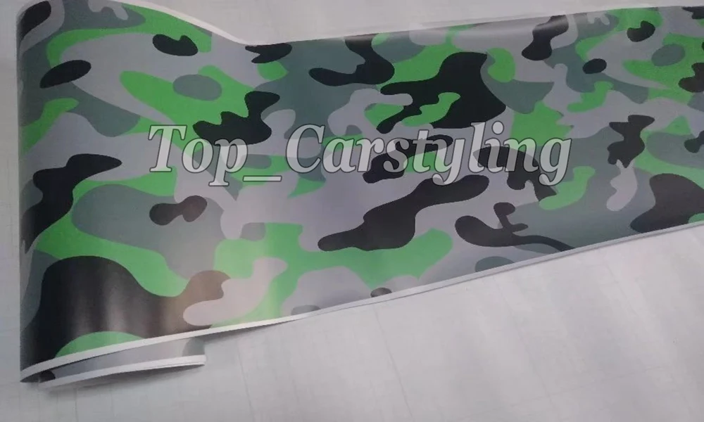 Автомобильные наклейки Protwraps премиум класса виниловые камуфляжные Зеленые
