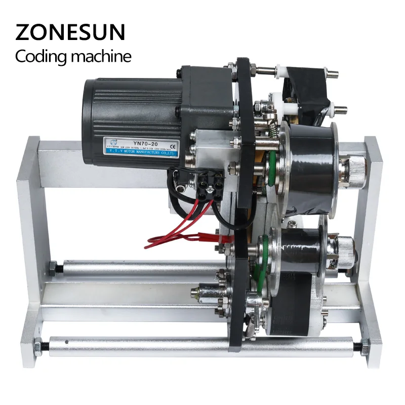 ZONESUN Срок годности ленточный ярлык для маркировки принтер горячий кодер LT-50D