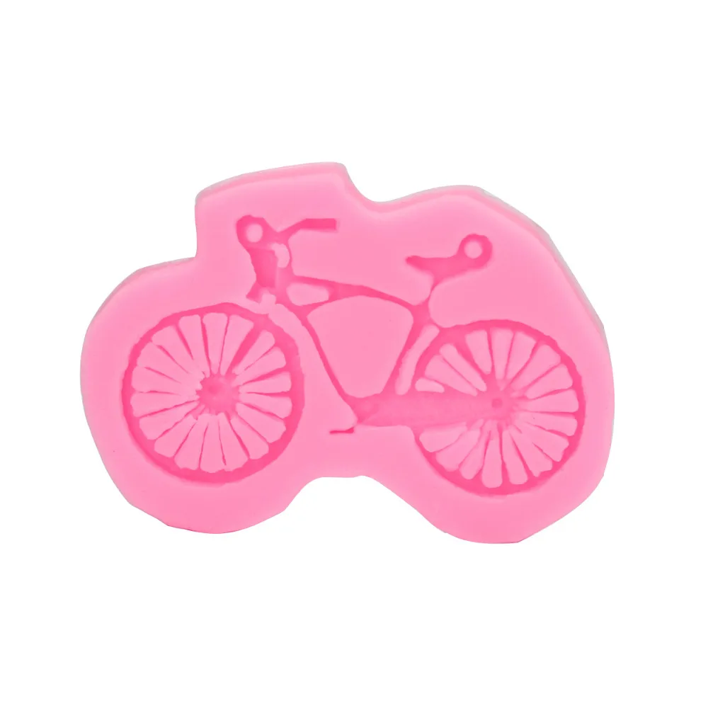 DIY 3D велосипед формовочная форма силиконовые формы помадка торт инструмент для