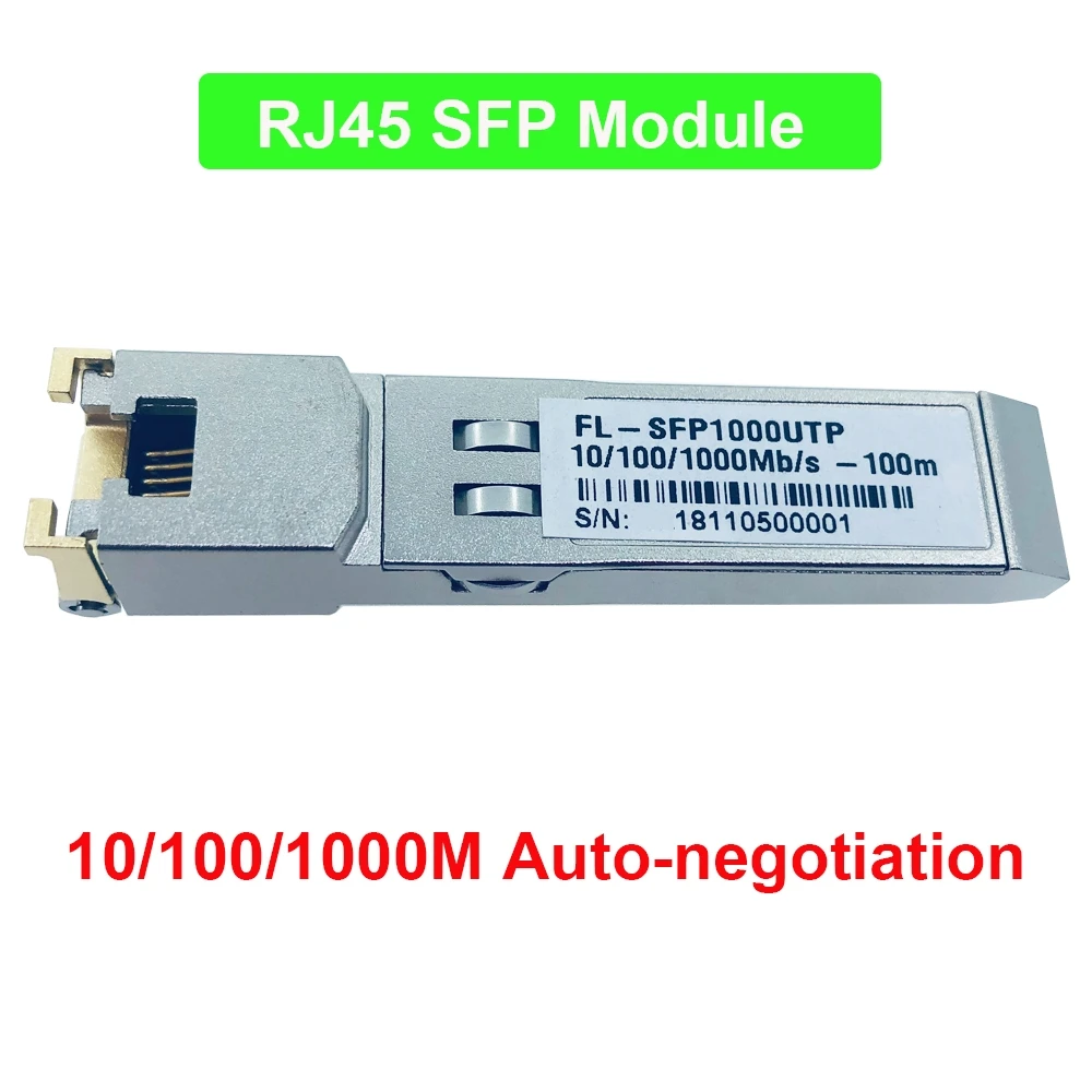 10/100/1000M Преобразователь с автоматическим согласованием sfp на rj45 ethernet для gpon epon OLT