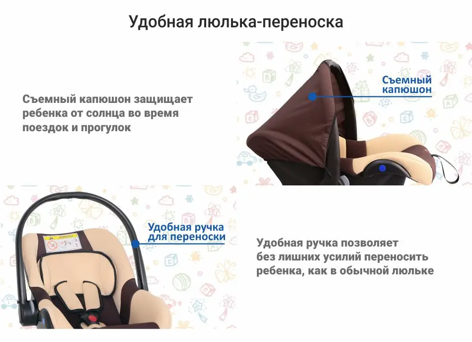 Детское автокресло Zlatek «Colibri», для детей от 0 до 1.5 лет, весом до 13 кг, группа 0