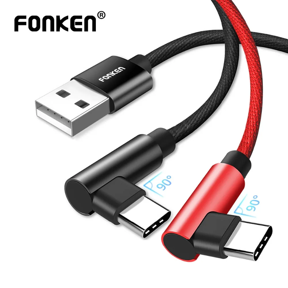 Кабель USB Type-C с углом 90 градусов длина 1 2 м | Мобильные телефоны и аксессуары