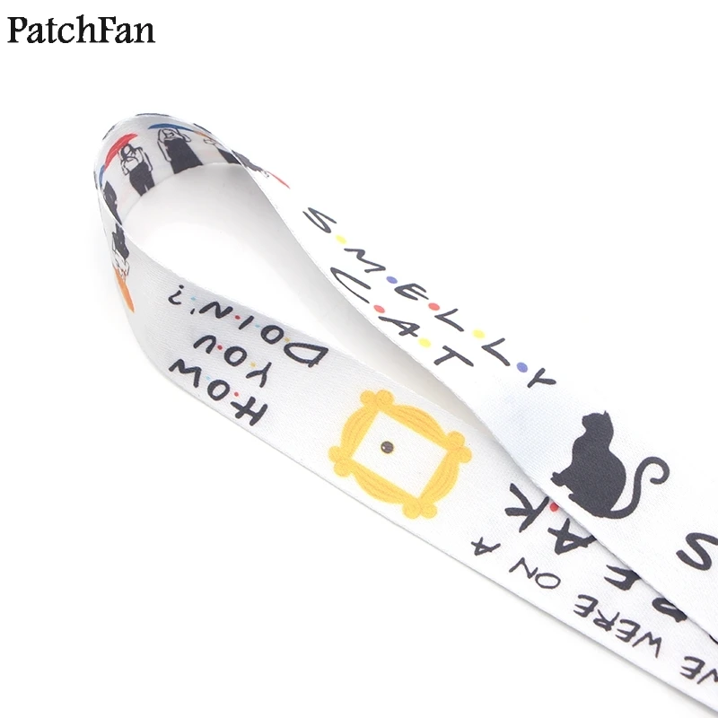 20 шт./лот patchfan с героями телесериала «друзья» забавные шеи ремешки для ключей очки держатель для карт брелок для ключей телефонов камеры ленты A1371